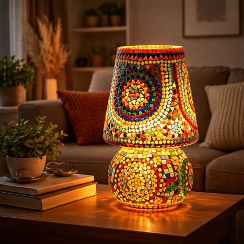 Lampes à poser Petite Lampe Mosaïque - Signes Grimalt - Modalova
