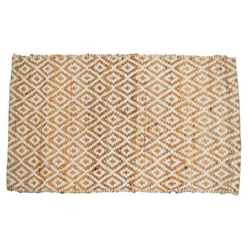 Tapis Tapis En Jute Naturel Losanges - Signes Grimalt - Modalova