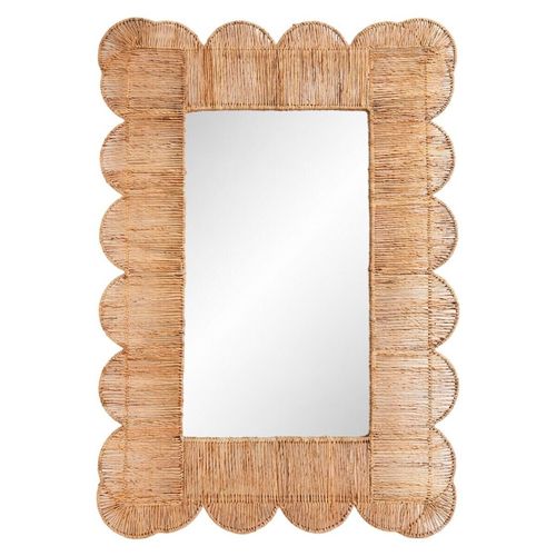Miroirs Miroir Mural Fibre Naturelle Ondulé - Signes Grimalt - Modalova