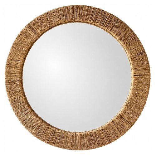 Miroirs Miroir Mural Rond Fibre Naturelle - Signes Grimalt - Modalova