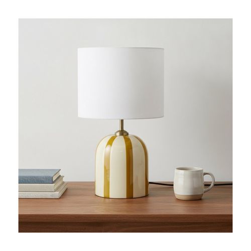 Lampes à poser Lampe Pied Rayé Moutarde - Signes Grimalt - Modalova