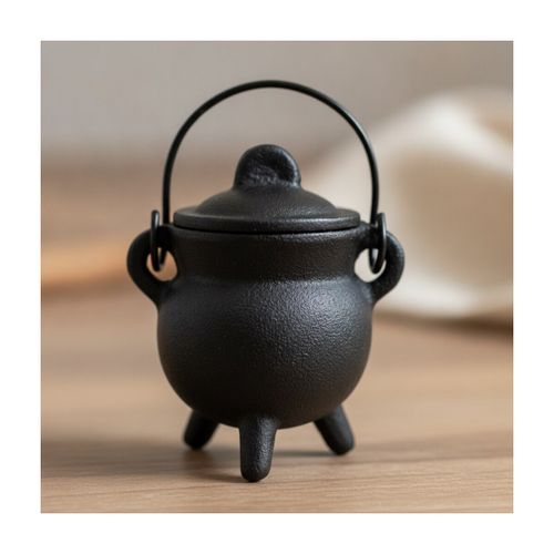 Statuettes et figurines Petit Chaudron Brûle-Encens Fonte Noire - Signes Grimalt - Modalova