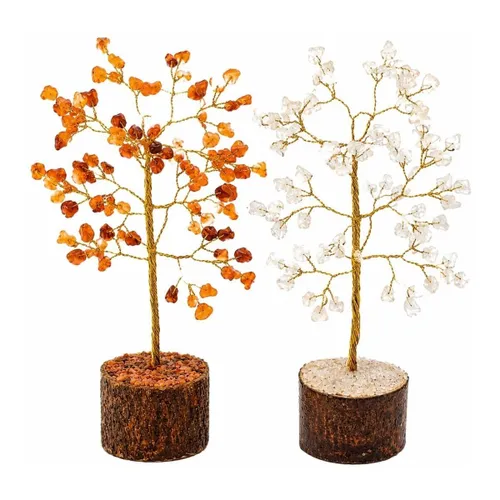 Statuettes et figurines Arbre De Pierres Orange Ou Cristal Lot De 2 - Signes Grimalt - Modalova