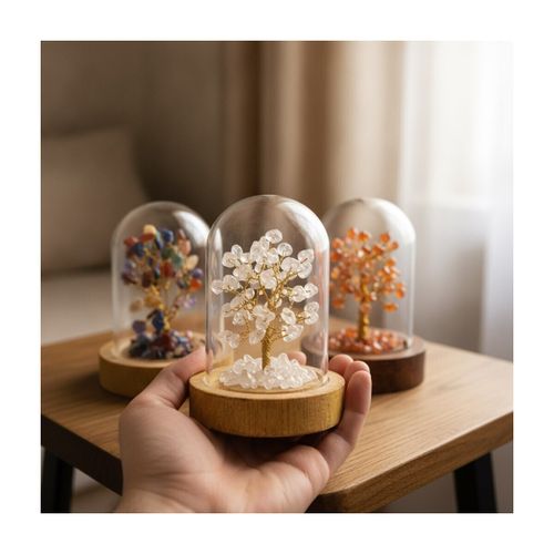 Statuettes et figurines Arbres De Pierres Sous Cloche Lot De 3 - Signes Grimalt - Modalova
