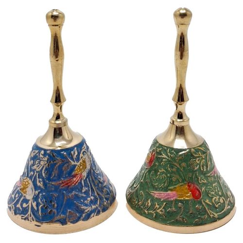 Statuettes et figurines Clochettes À Main En Laiton Oiseaux Lot De 2 - Signes Grimalt - Modalova