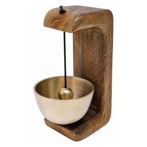 Statuettes et figurines Cloche Bol Tibétain Avec Support En Bois - Signes Grimalt - Modalova