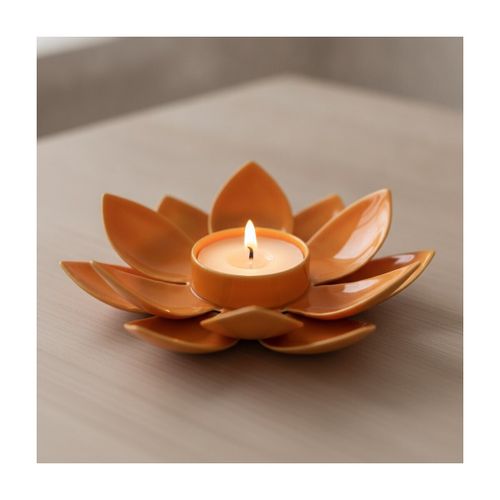 Bougeoirs, photophores Bougeoirs Fleur De Lotus Lot De 3 - Signes Grimalt - Modalova
