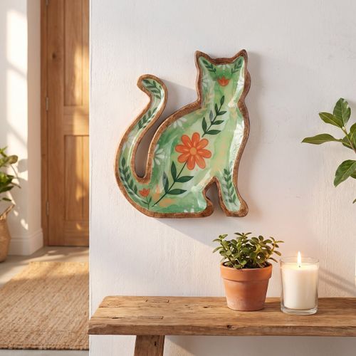 Statuettes et figurines Décoration Murale Chat Vert D'eau - Signes Grimalt - Modalova