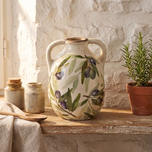 Vases, caches pots d'intérieur Vase À Anses Olives Petit - Signes Grimalt - Modalova