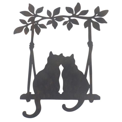 Statuettes et figurines Décoration Murale Chats Balançoire Marron - Signes Grimalt - Modalova