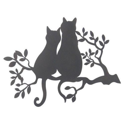 Statuettes et figurines Décoration Murale Chats Branche Noire - Signes Grimalt - Modalova