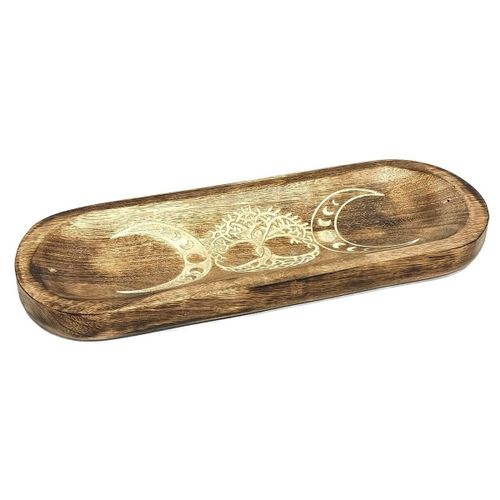 Bougies, diffuseurs Plateau Porte-encens Arbre De Vie Naturel - Signes Grimalt - Modalova