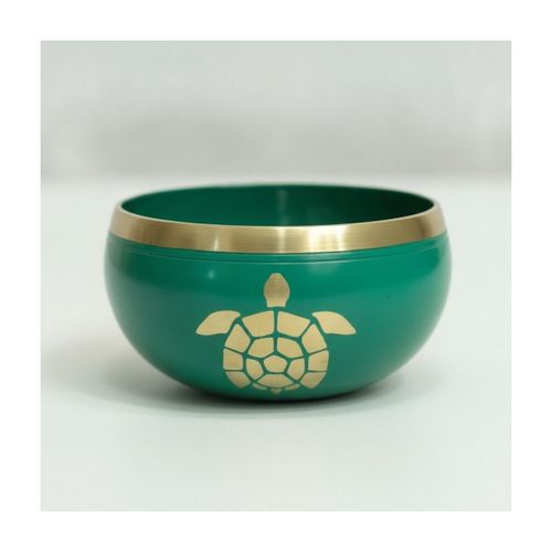 Statuettes et figurines Bol Tibétain Laiton Tortue Vert - Signes Grimalt - Modalova