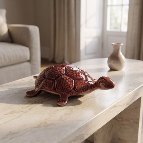 Statuettes et figurines Figurine Tortue Acajou Grande - Signes Grimalt - Modalova