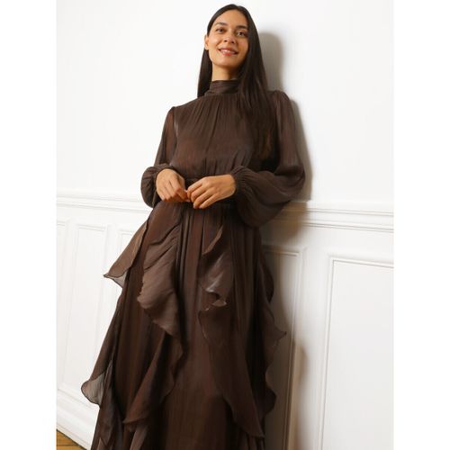Robe Robes - Marron - La Modeuse - Modalova