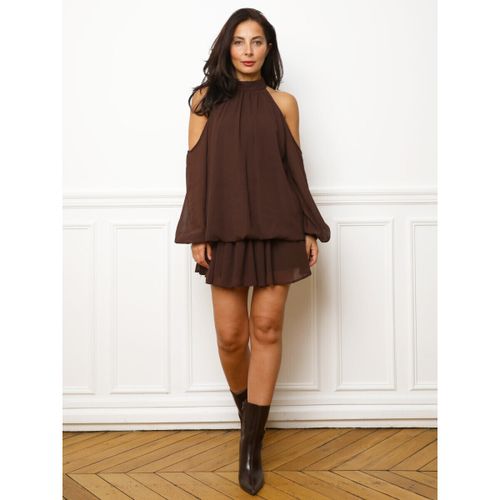 Robe courte Robes - Marron - La Modeuse - Modalova