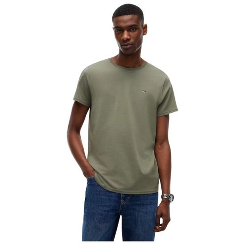 T-shirt T shirt Slim Ref 69318 M04 Vert - Tommy Jeans - Modalova