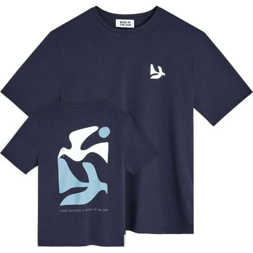 T-shirt Peace Tee Navy - Bask In The Sun - Modalova