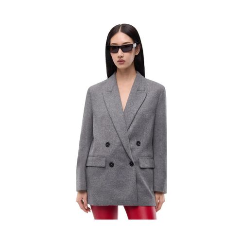 Blouson Veste en flanelle gris rose - Pinko - Modalova