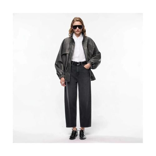 Jeans Jeans amples roses, Estelle noire - Pinko - Modalova