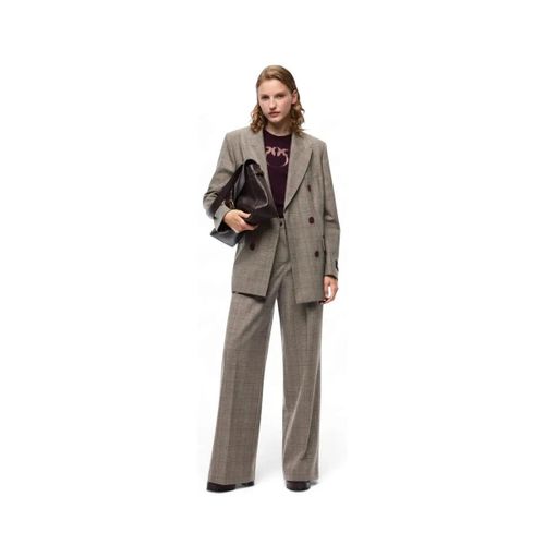 Pantalon Pantalon à carreaux roses - Pinko - Modalova