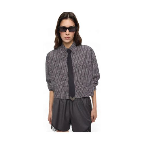 Chemise Chemise courte rose avec cravate - Pinko - Modalova