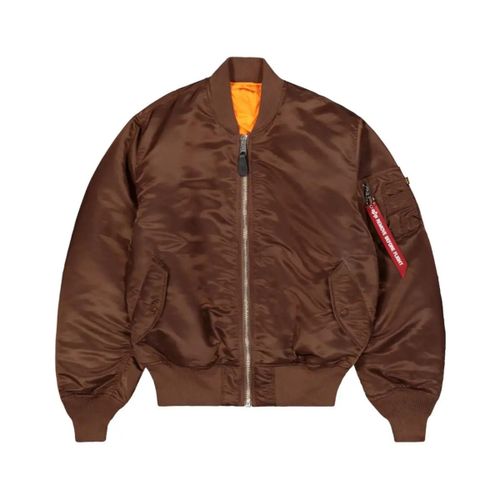Blouson Veste bomber MA1 marron - Alpha Industries - Modalova