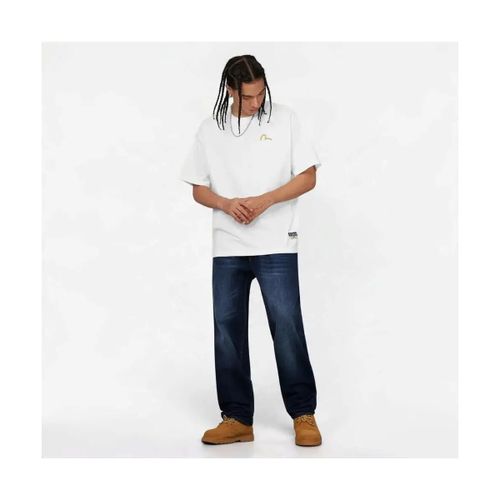 T-shirt T-shirt brodé avec le logo blanc - Evisu - Modalova