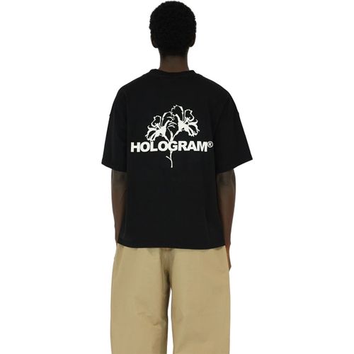 T-shirt Hologramme Tee Flower Black - Hologramme - Modalova