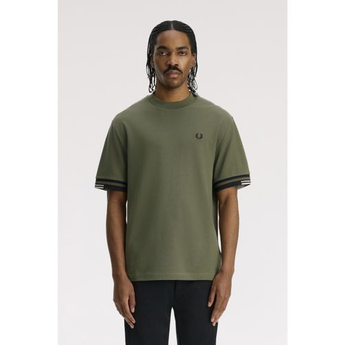 T-shirt Tipped Cuff Pique T-Shirt - Fred Perry - Modalova