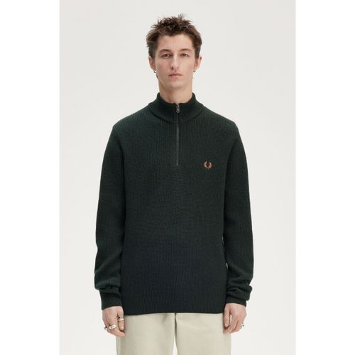 Sweat-shirt Fp Textured Half Zip Jumper - Fred Perry - Modalova