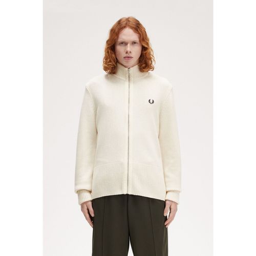 Sweat-shirt Fp Chunky Rib Zip Through Crdgn - Fred Perry - Modalova