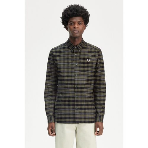 Chemise Fp Brushed Oxford Tartan Shirt - Fred Perry - Modalova