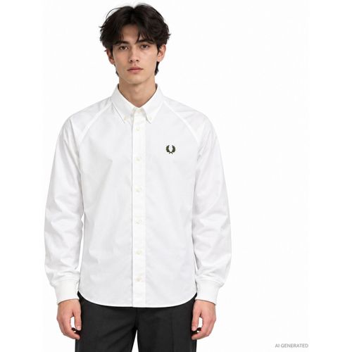 Chemise Fp Rib Cuff Shirt - Fred Perry - Modalova