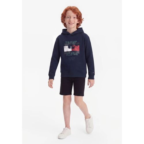 Sweatshirts à capuche Flag Grafitti Hoodie - Tommy Hilfiger - Modalova