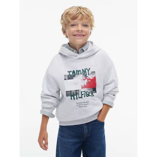 Sweatshirts à capuche Flag Grafitti Hoodie - Tommy Hilfiger - Modalova