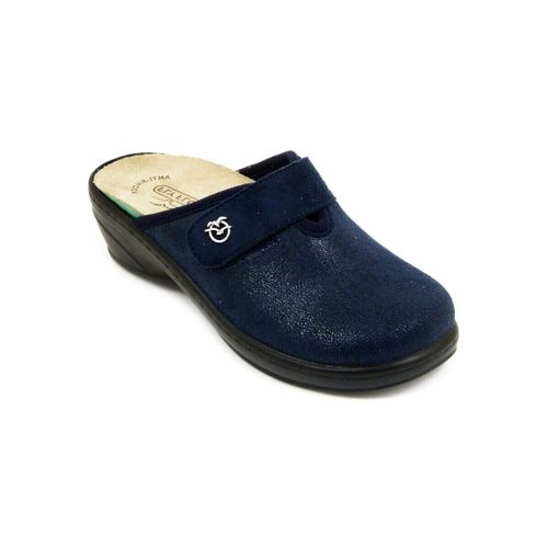 Chaussons Pantoufle d'hiver, Tissu extensible, à scratch, 35W34BL - Fly Flot - Modalova