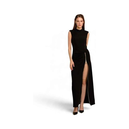 Robe Robe longue noire avec fermeture éclair - No Secrets - Modalova