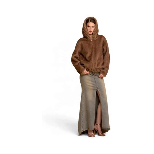 Blouson Fausse fourrure brune - No Secrets - Modalova