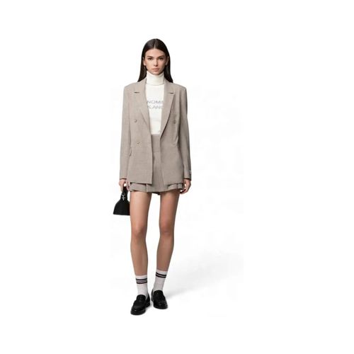 Jupes Jupe short plissée beige - Hinnominate - Modalova