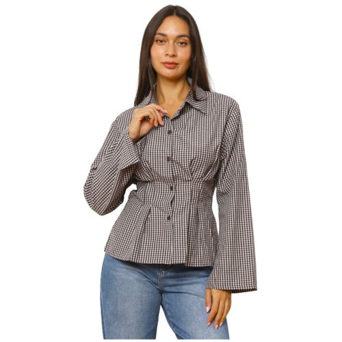 Chemise Chemisiers, blouses - Marron - La Modeuse - Modalova