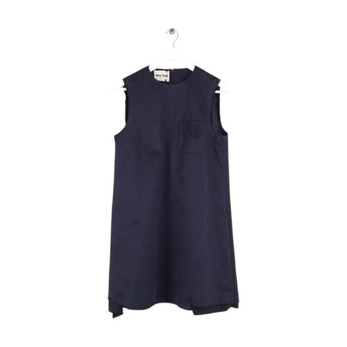 Robe courte Miu Miu Robe bleue - Miu Miu - Modalova