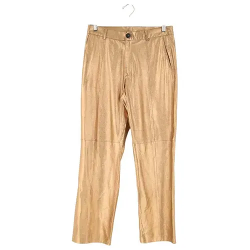 Pantalon Pantalon droit doré - Forte Forte - Modalova