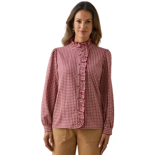 Blouses Chemisier volanté en coton - Daxon - Modalova