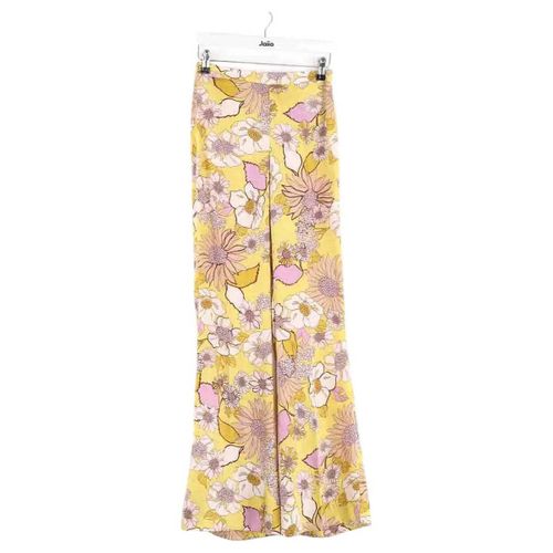 Pantalon Pantalon droit jaune - Sandro - Modalova