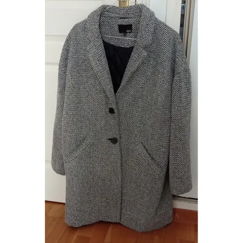 Manteau MANTEAU CHEVRONS NOIR ET BLANC - Etam - Modalova
