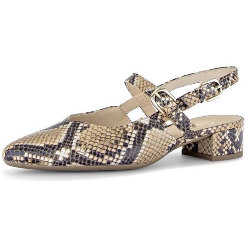 Chaussures escarpins Escarpins en cuir imprimé à talon décroché - Gabor - Modalova