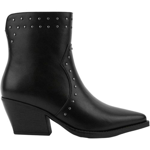 Bottines BOTÍN COWBOY NEGRO DE MUJER CON TACÓN Y TACHAS | 2640 PU NEGRO - Bb Up - Modalova