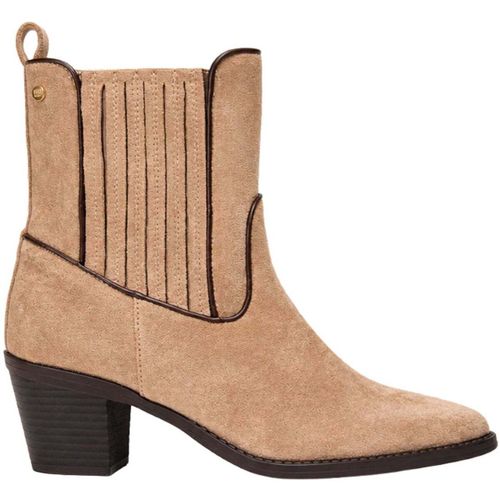 Bottes BOTÍN BEIGE DE MUJER CON ELÁSTICO Y TACÓN | 2760 ANTE Beige - Bb Up - Modalova