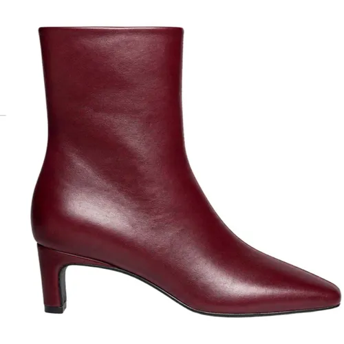 Bottes BOTÍN BURDEOS DE MUJER CON TACÓN | 2714 Burdeos - Bb Up - Modalova